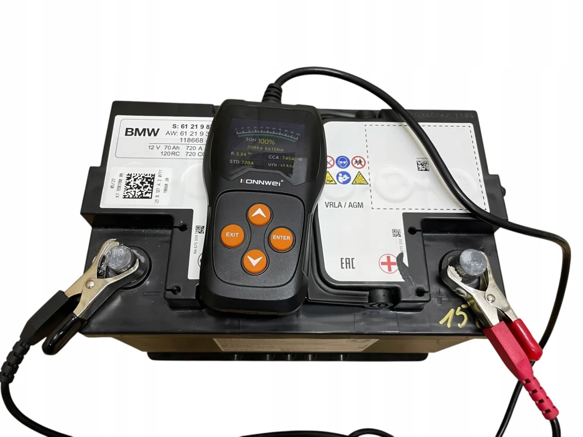 AKUMULATOR AGM START-STOP 12V 70AH 720A BMW 2023R ORYGINAŁ - obrazek 5