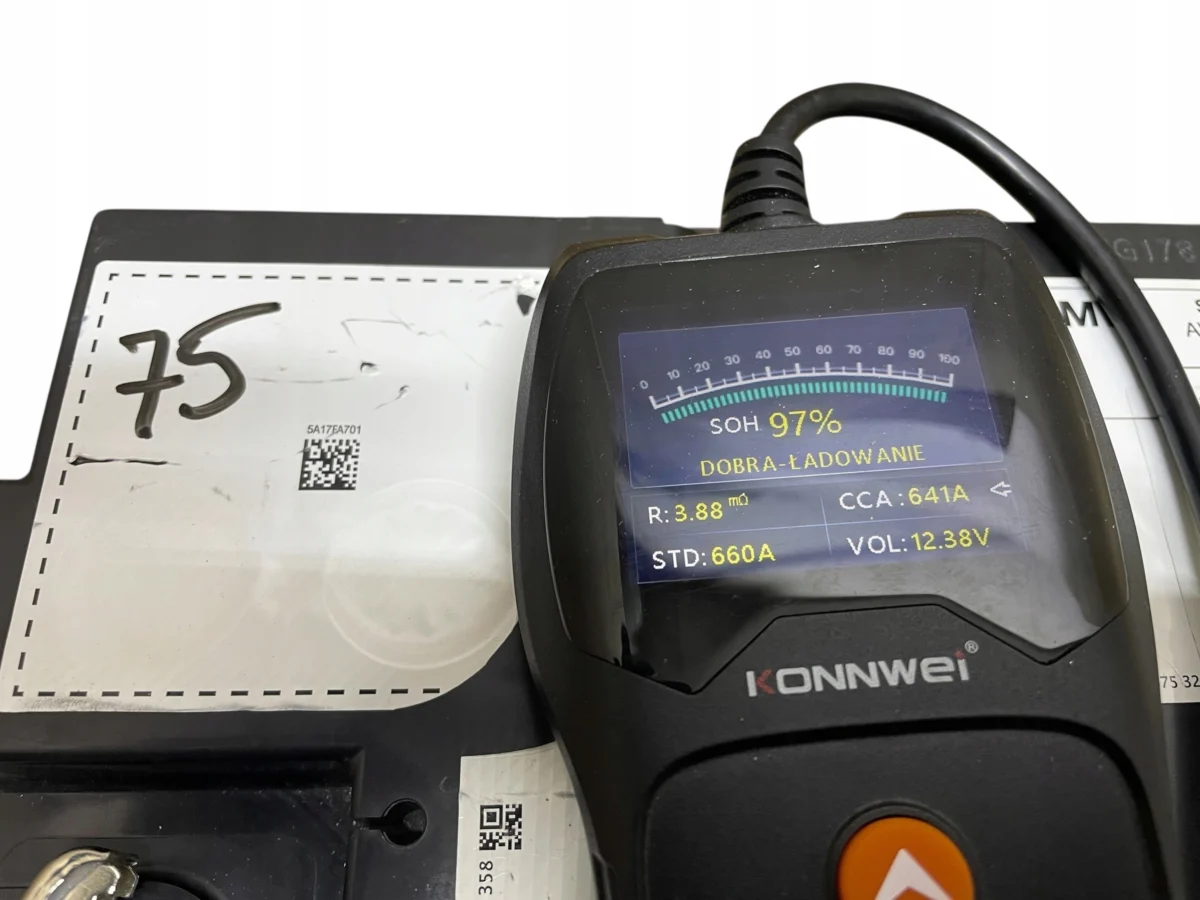 AKUMULATOR AGM START-STOP 12V 60AH 660AH BMW 2021R ORYGINAŁ - obrazek 6