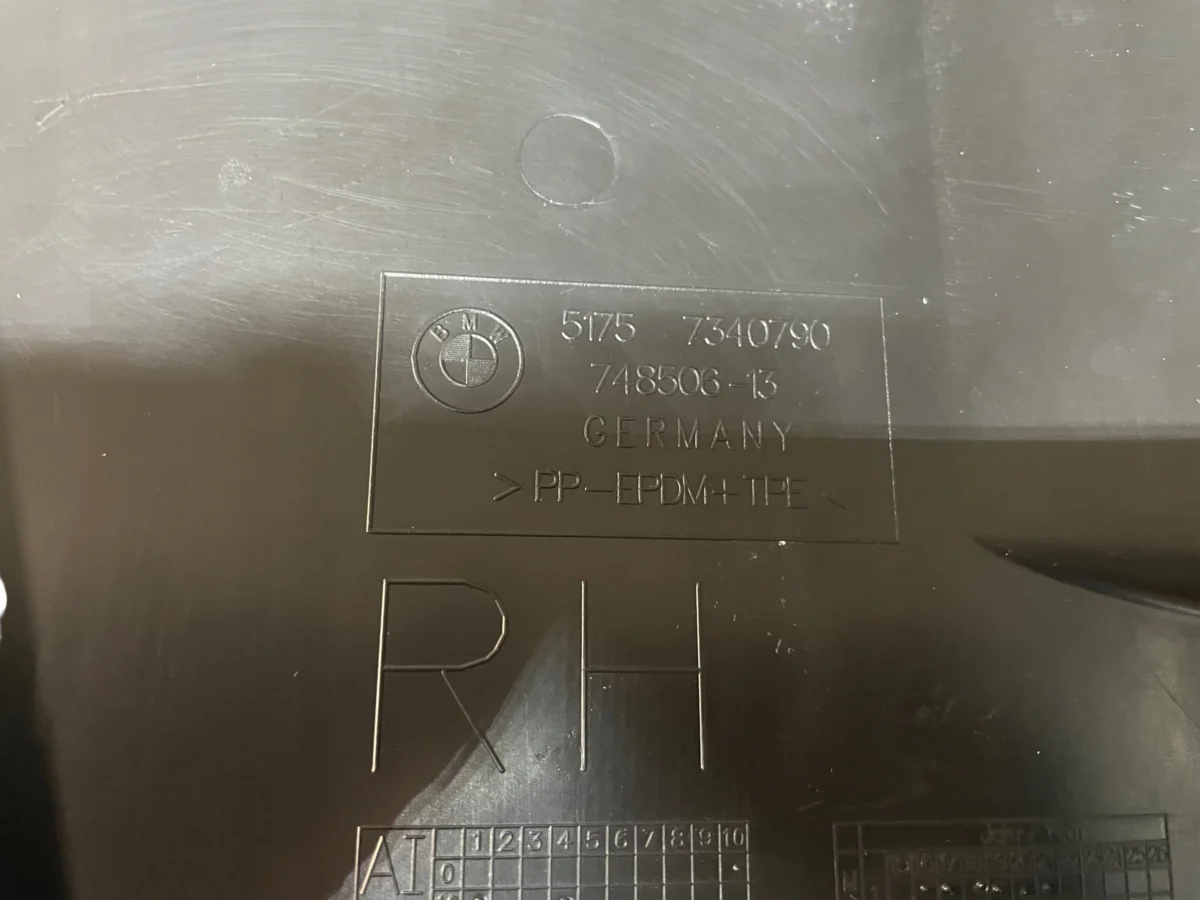 UNDERBODY COVER PANEL REAR RIGHT BMW 5 G30 LCI EXCELLENT CONDITION — изображение 3