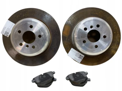 TARCZE HAMULCOWE TYŁ LEWA + PRAWA + KLOCKI 330X20 BMW X6 G06 LCI 2023R