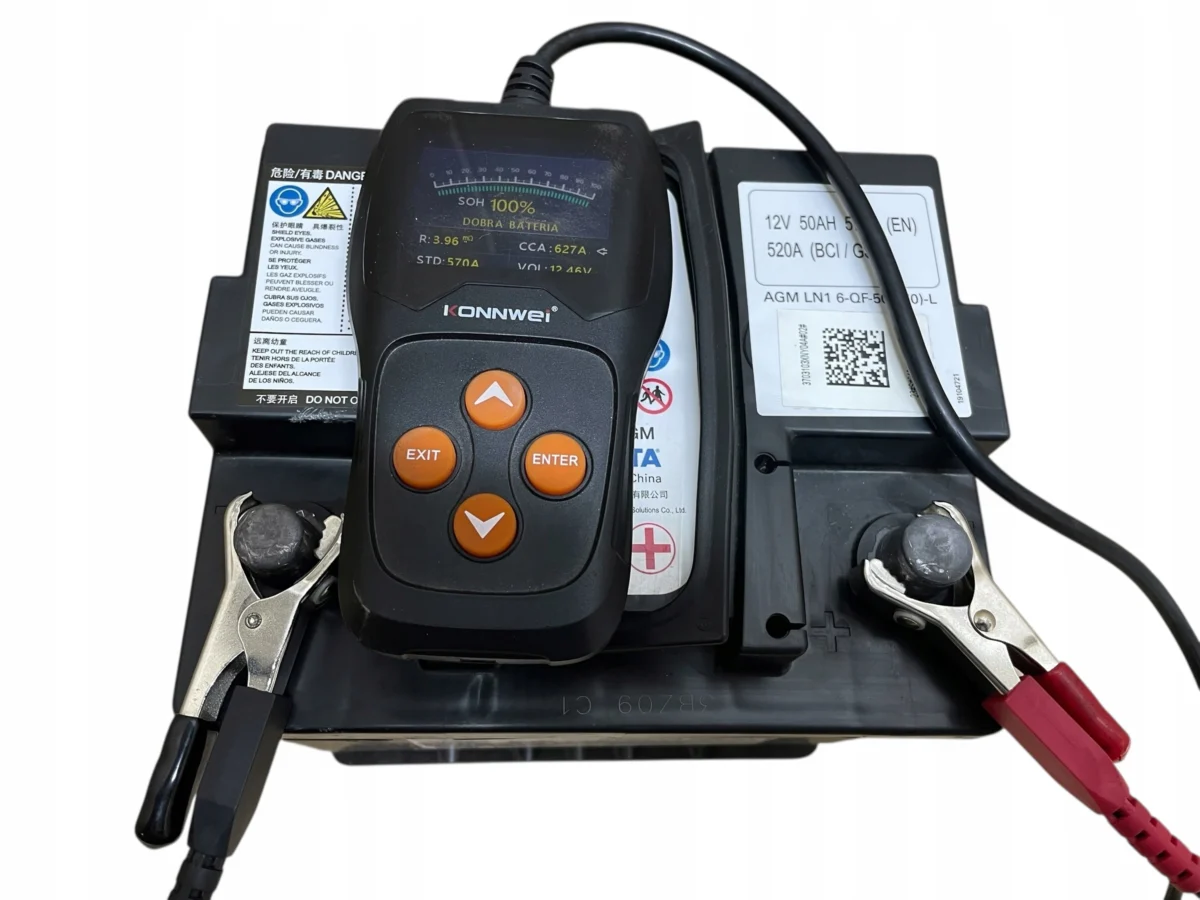 AKUMULATOR AGM START-STOP 12V 50AH 570A MINI 2023R ORYGINAŁ - obrazek 4