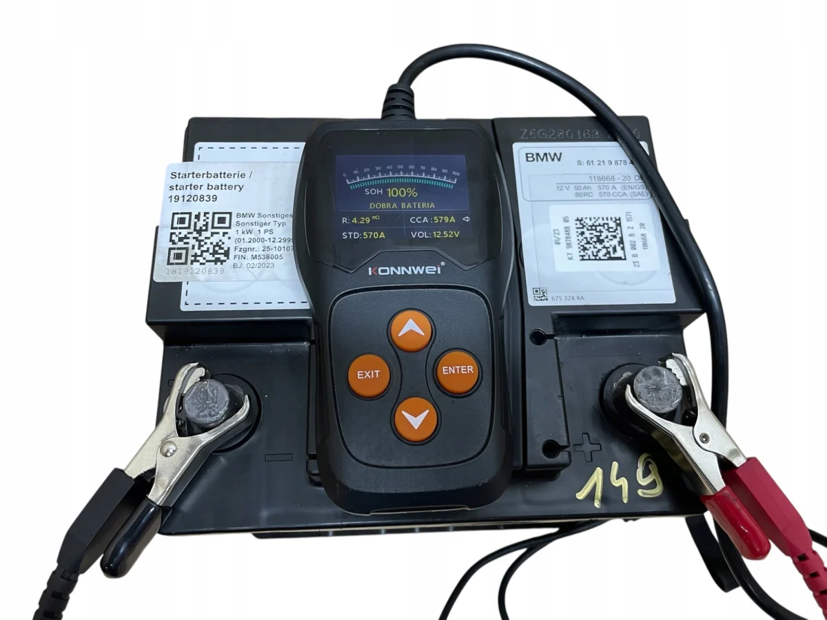 AKUMULATOR AGM START-STOP 12V 50AH 570A MINI 2023R ORYGINAŁ - obrazek 5