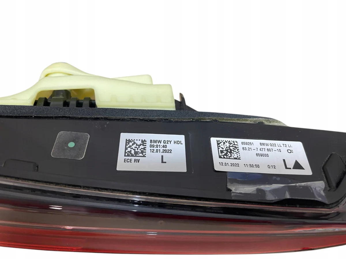 LAMPY TYŁ LED W KAROSERIĘ + W KLAPĘ BAGAŻNIKA BMW 4 G22 G23 G26 EUROPA - obrazek 16