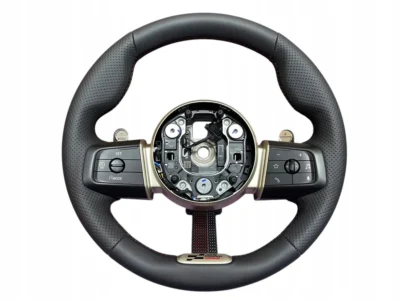 KIEROWNICA SKÓRA MULTIFUNKCJA ŁOPATKI JCW MINI U25 F65 F66 F67 IDEAŁ