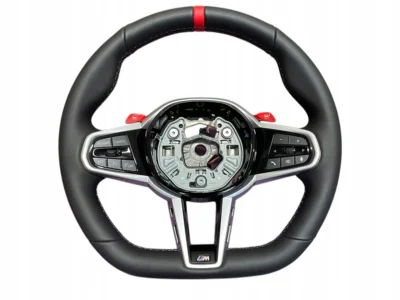 KIEROWNICA SKÓRA M-PERFORMANCE BMW 3 G20 G21 G80 4 G22 G23 G26 G82 IDEAŁ