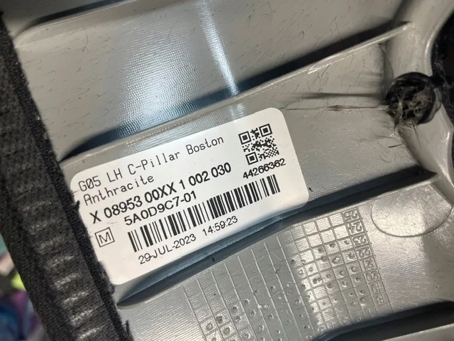 OSŁONA POSZYCIE SŁUPKA C LEWA BMW X5 G05 LCI - obrazek 5