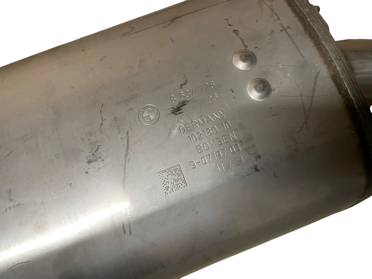 REAR MUFFLER EXHAUST TIPS M-PAKIET VALVE BMW 5 G30 2.0i 30i - Image 2