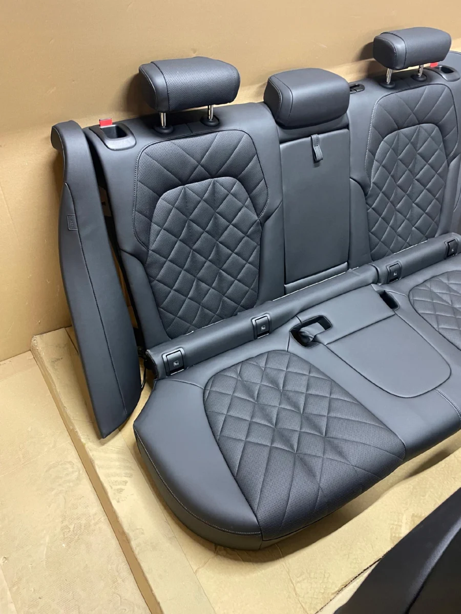 FOTELE KANAPA TUNEL TAPICERKI SKÓRA CZARNA WENTYL BMW X5 G05 LCI IDEAŁ EU - obrazek 14