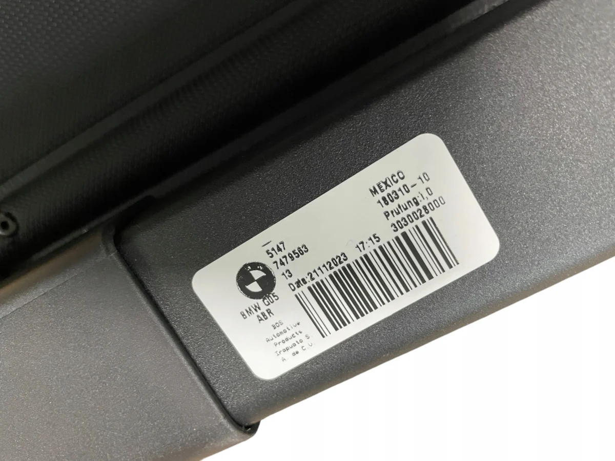 TRUNK ROLLER BLIND + CARGO NET BMW X5 G05 LCI GENUINE - Image 6