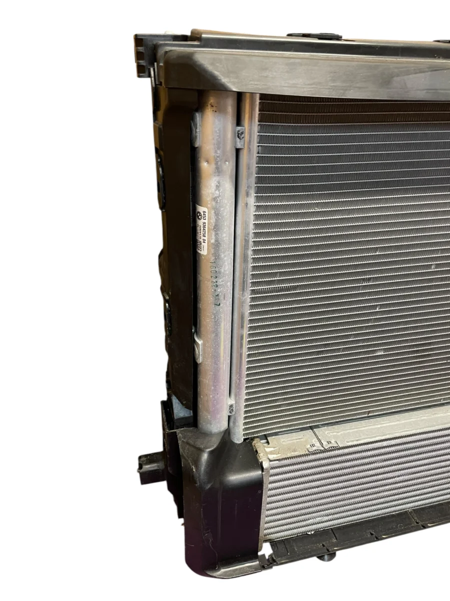 RADIATOR FAN COMPLETE SET BMW 5 G30 G31 3.0D B57 EXCELLENT CONDITION — изображение 2