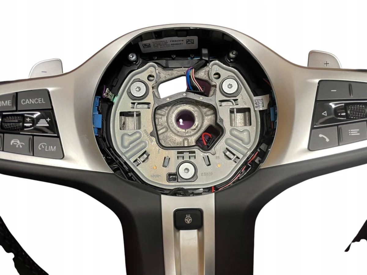 HEATED LEATHER STEERING WHEEL M-PAKIET BMW 4 G26 G22 G23 3 G20 G21 PERFECT - Image 8