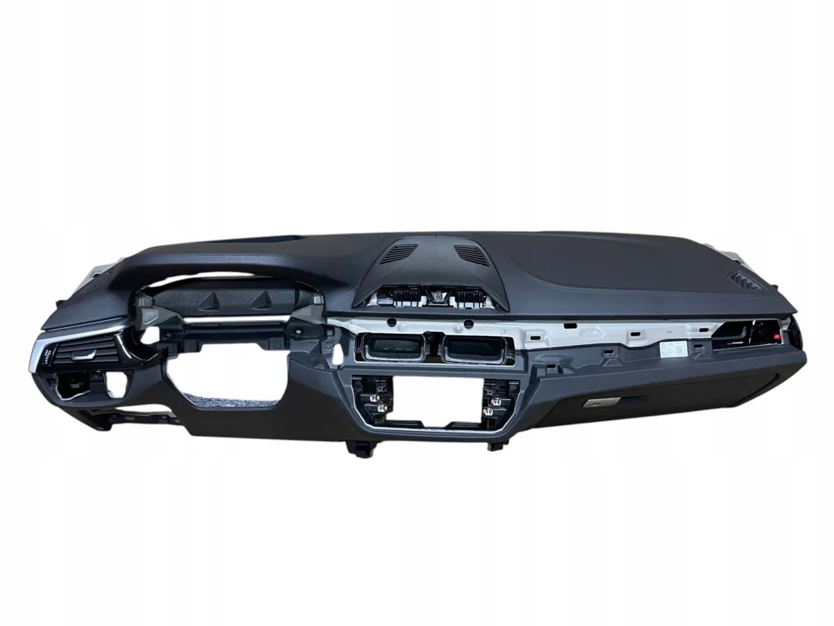 DASHBOARD CONSOLE NAPPA LEATHER HEAD UP BLACK THREAD BMW 5 G30 G31 LCI LIFT