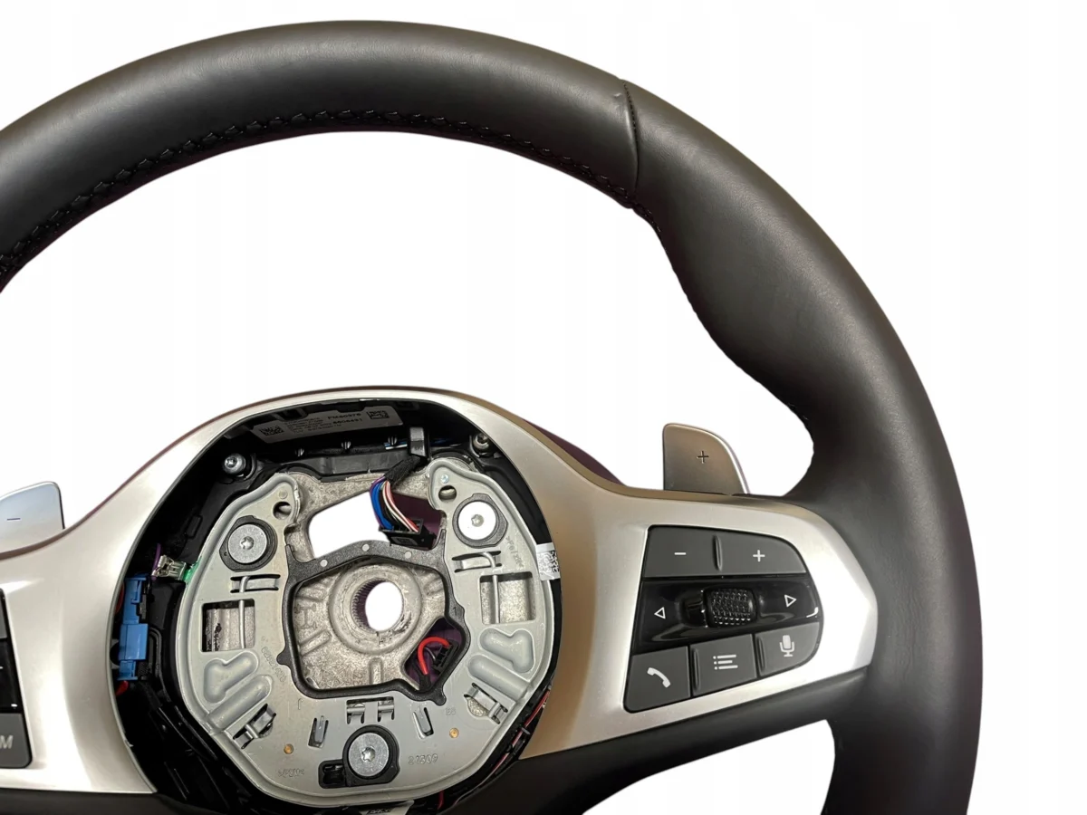 HEATED LEATHER STEERING WHEEL M-PAKIET BMW 4 G26 G22 G23 3 G20 G21 PERFECT - Image 6