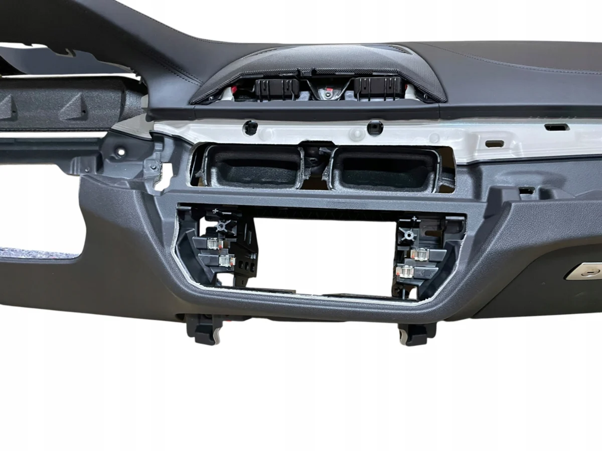 DASHBOARD CONSOLE NAPPA LEATHER HEAD UP BLACK THREAD BMW 5 G30 G31 LCI LIFT - Image 9