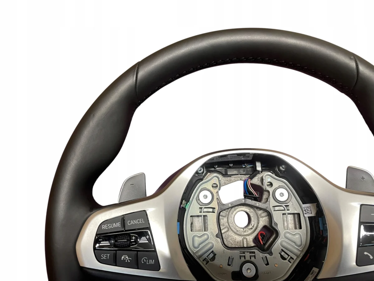 HEATED LEATHER STEERING WHEEL M-PAKIET BMW 4 G26 G22 G23 3 G20 G21 PERFECT - Image 5