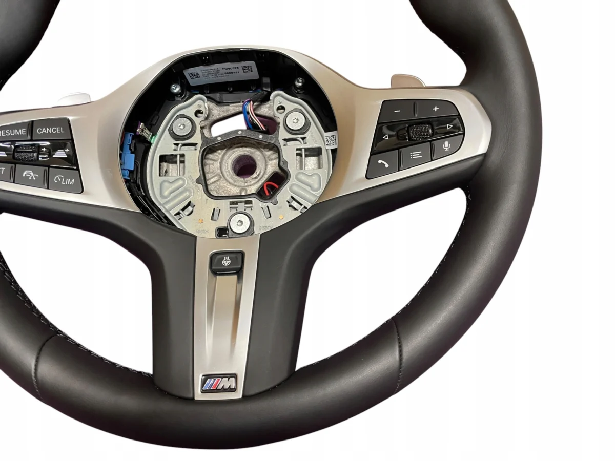 HEATED LEATHER STEERING WHEEL M-PAKIET BMW 4 G26 G22 G23 3 G20 G21 PERFECT - Image 7