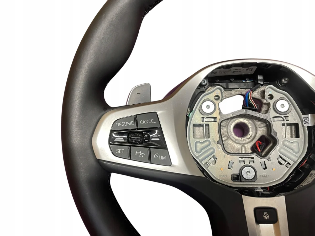 HEATED LEATHER STEERING WHEEL M-PAKIET BMW 4 G26 G22 G23 3 G20 G21 PERFECT - Image 4