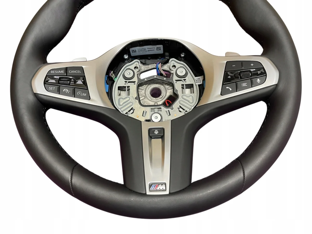 HEATED LEATHER STEERING WHEEL M-PAKIET BMW 4 G26 G22 G23 3 G20 G21 PERFECT - Image 2