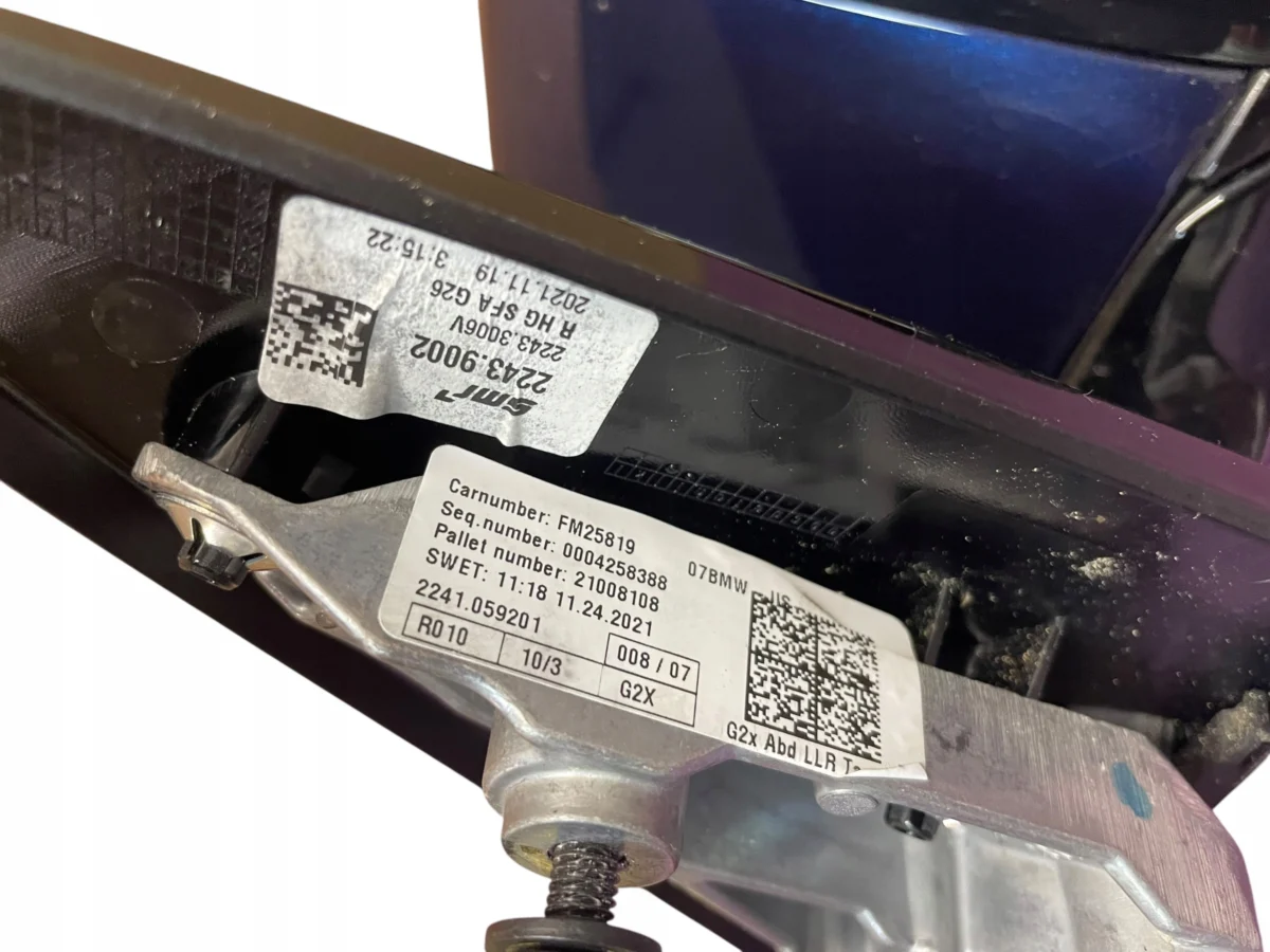 LUSTERKO PRAWE 5 PIN SCHADOW LINE M-PAKIET BMW 4 G26 C3Z IDEAŁ - obrazek 6