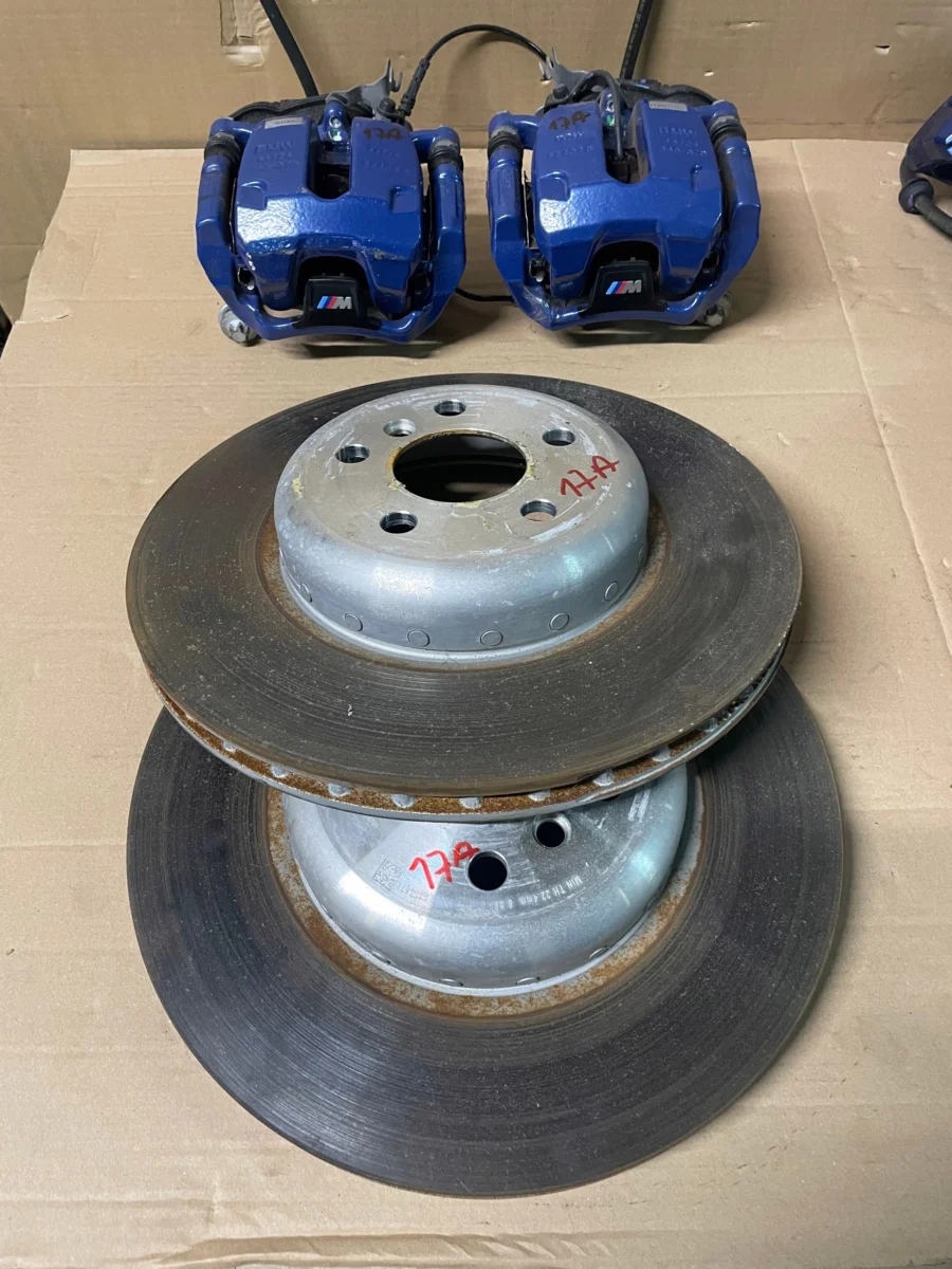 BREMSSÄTTEL SCHEIBEN 348X36 M PAKET BMW 5 G30 X3 G01 X4 G02 10 KM IDEAL – Bild 2