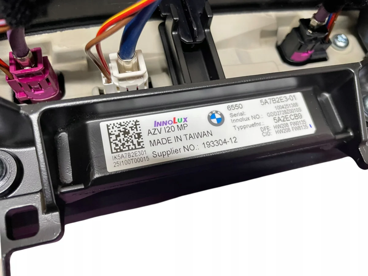 WYŚWIETLACZ MONITOR ZEGARY BMW IX I20 LCI LIFT USA - obrazek 7